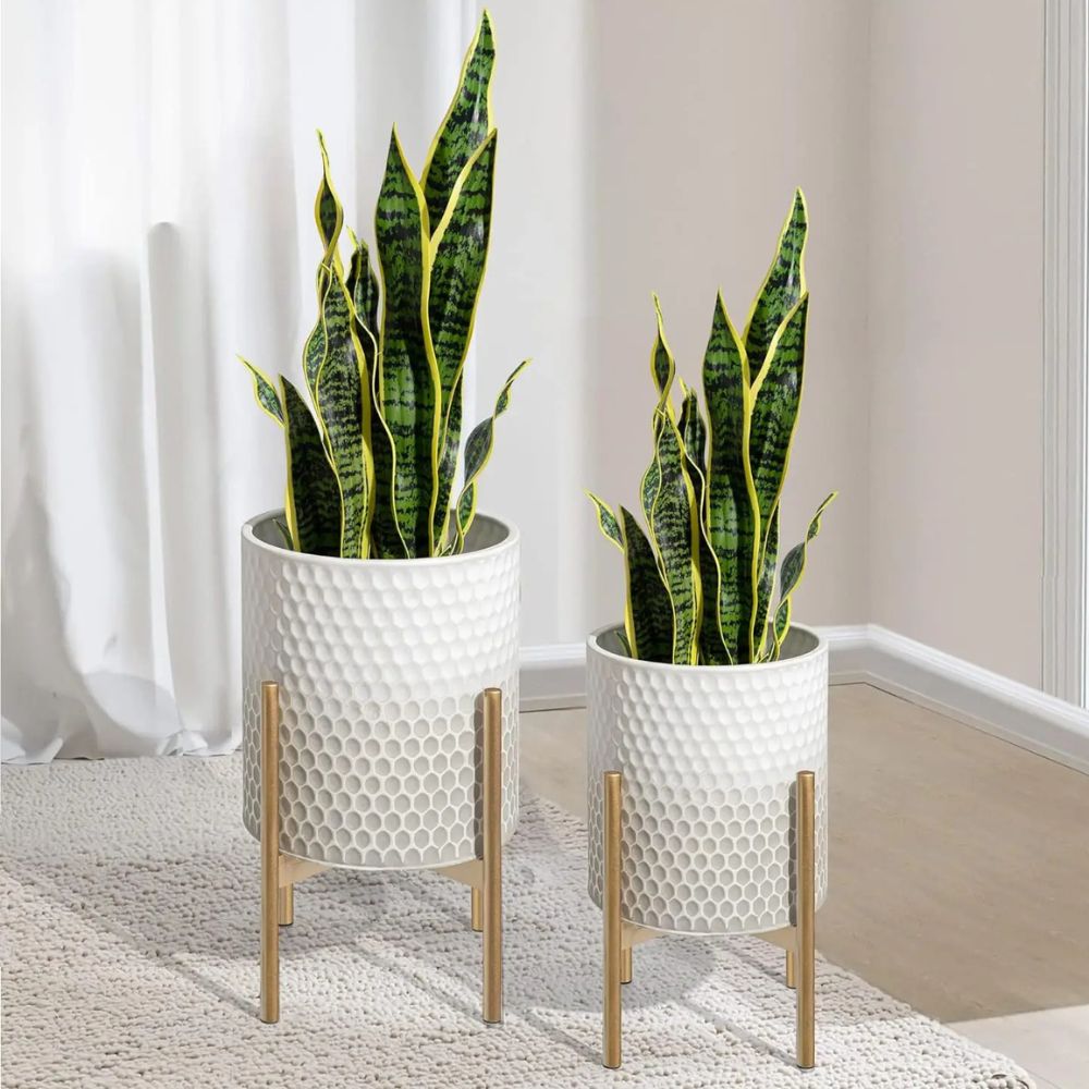 Modern Mid Century Planters for Indoor Plants