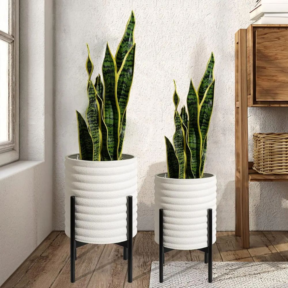 Modern Mid Century Planters for Indoor Plants