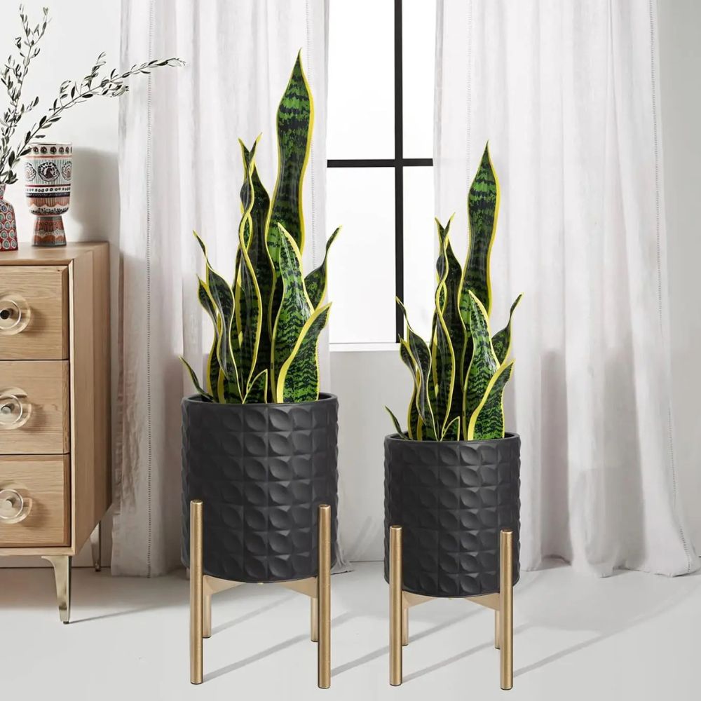 Modern Mid Century Planters for Indoor Plants