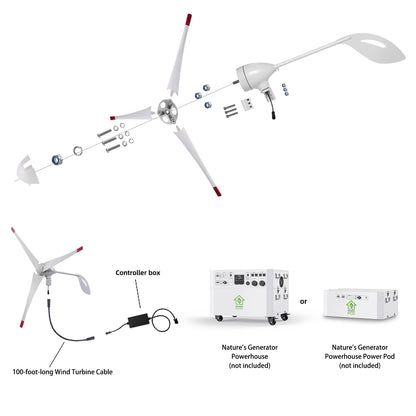 Nature’s Generator Powerhouse Hybrid Platinum WE System - Backyard Provider