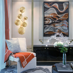 Nordic Copper Lotus Leaf Wall Lamp - Procure Décor