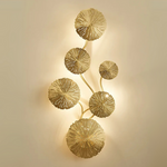 Nordic Copper Lotus Leaf Wall Lamp - Procure Décor