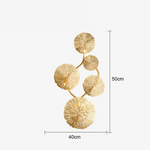 Nordic Copper Lotus Leaf Wall Lamp - Procure Décor