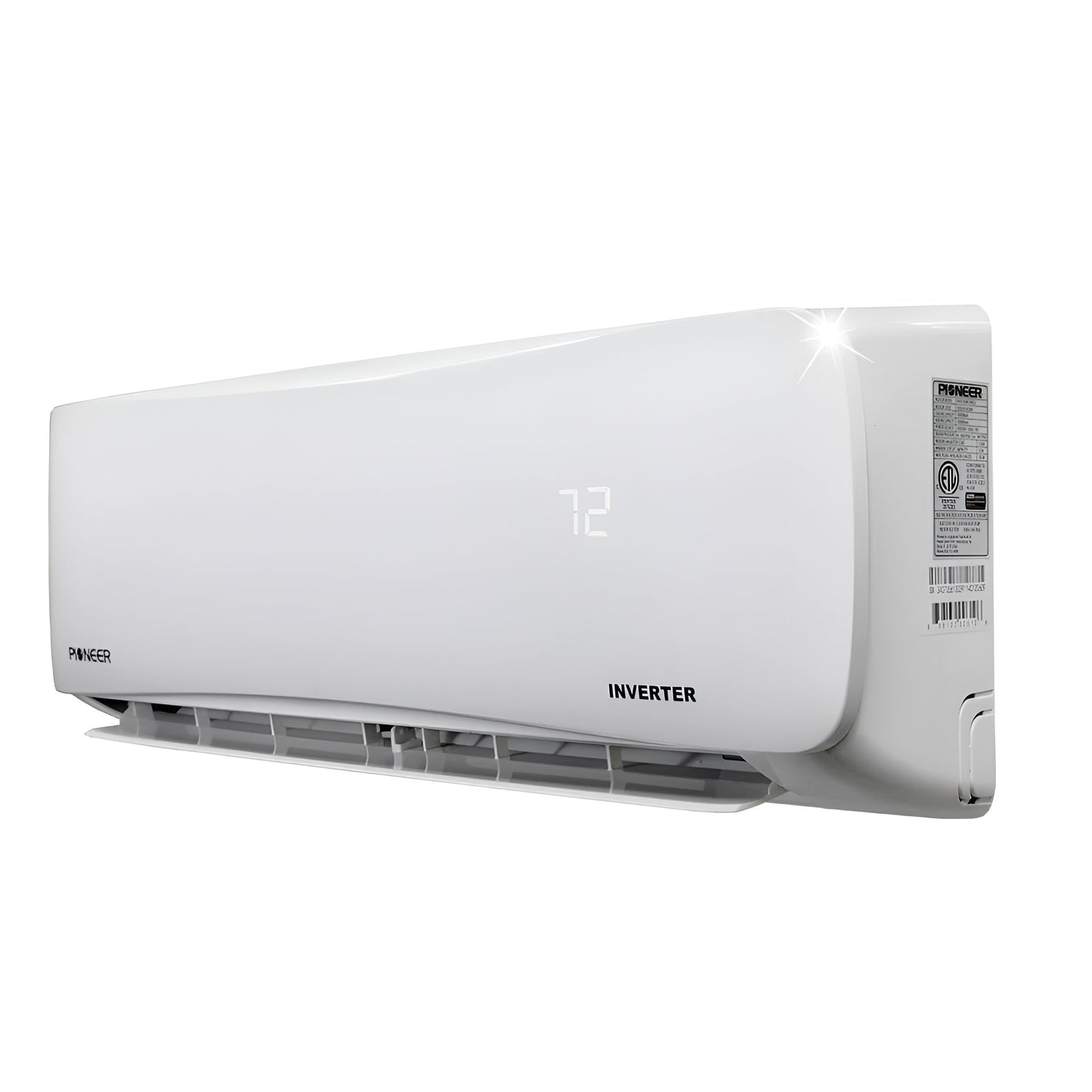 Pioneer Multi Zone 9,000 BTU 24 SEER Wall Mount Air Handler - WS009GMFI22HLE-25