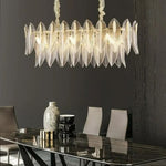 Luxury Feather Crystal Chandelier Lamp - Procure Décor