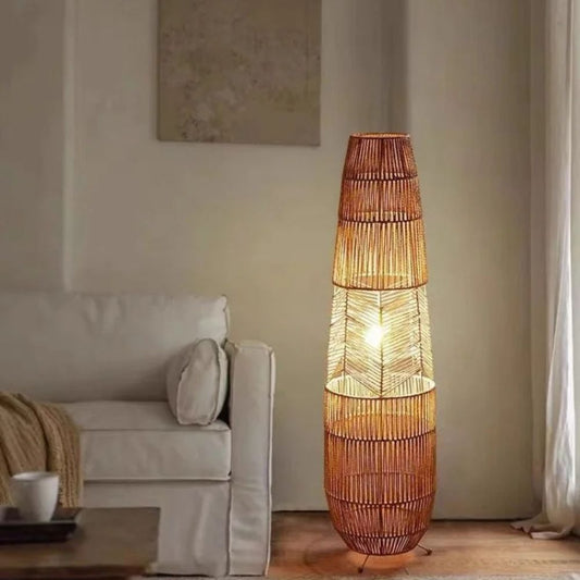 Retro Weave Floor Lamp - Procure Décor
