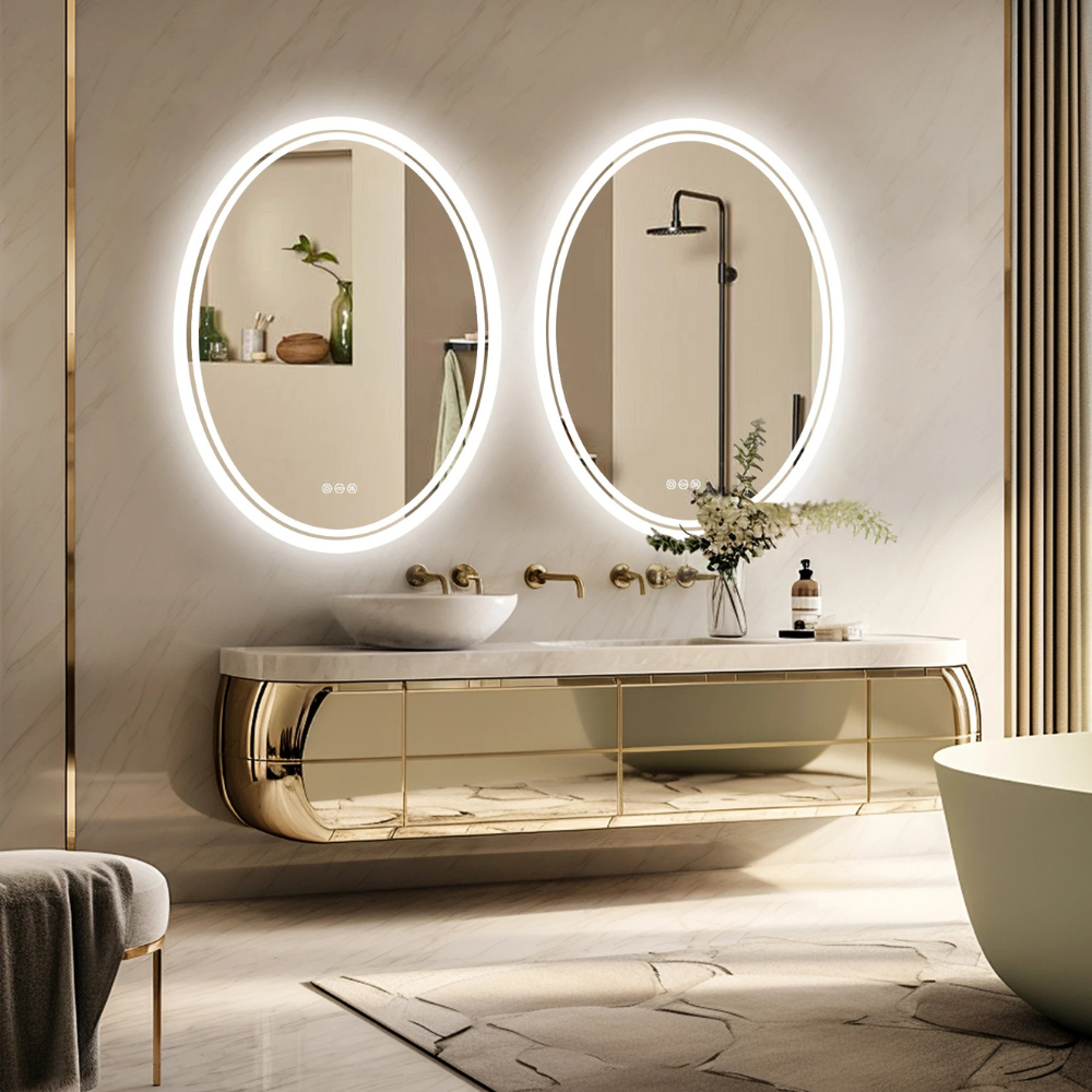 Round LED Bathroom Mirror