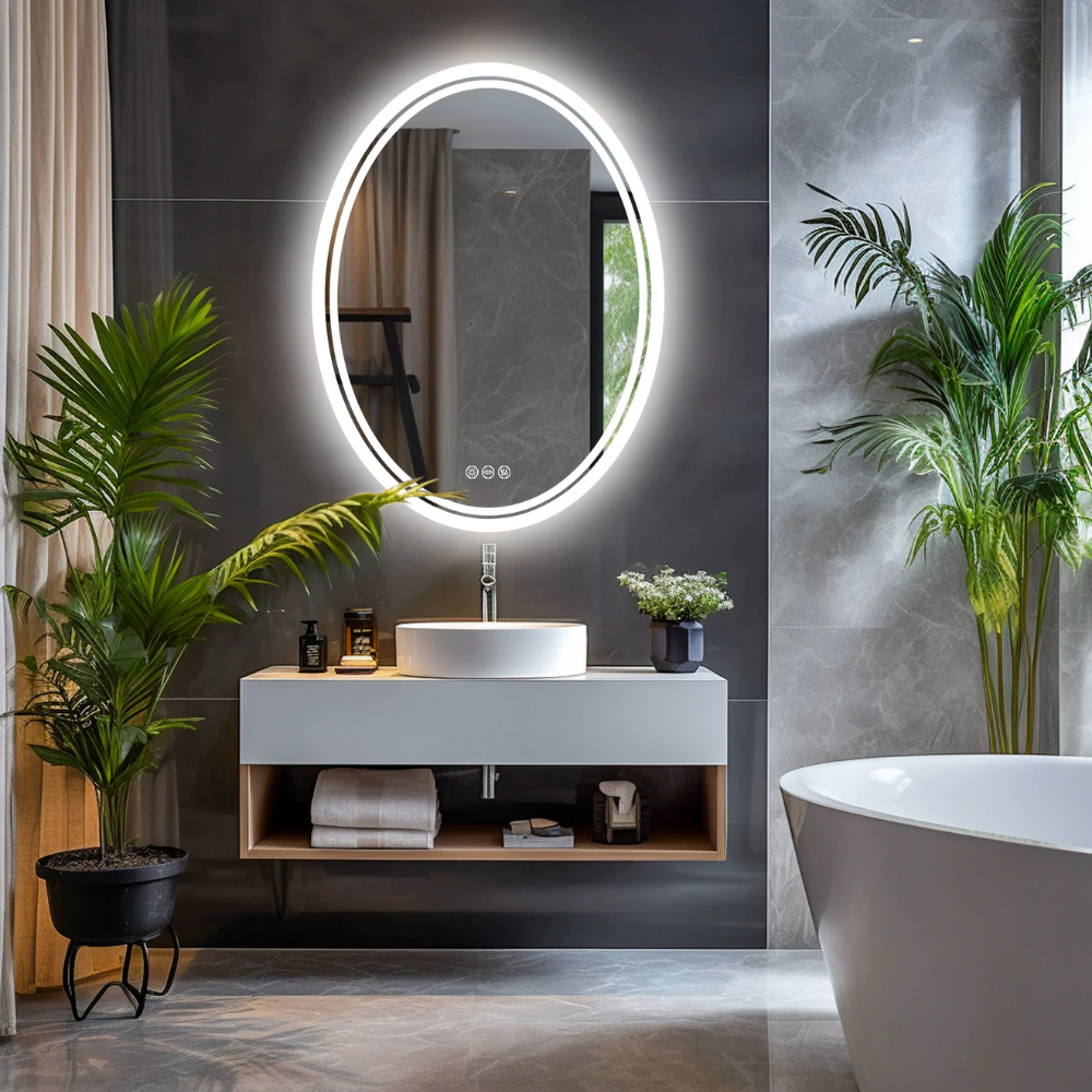 Round LED Bathroom Mirror