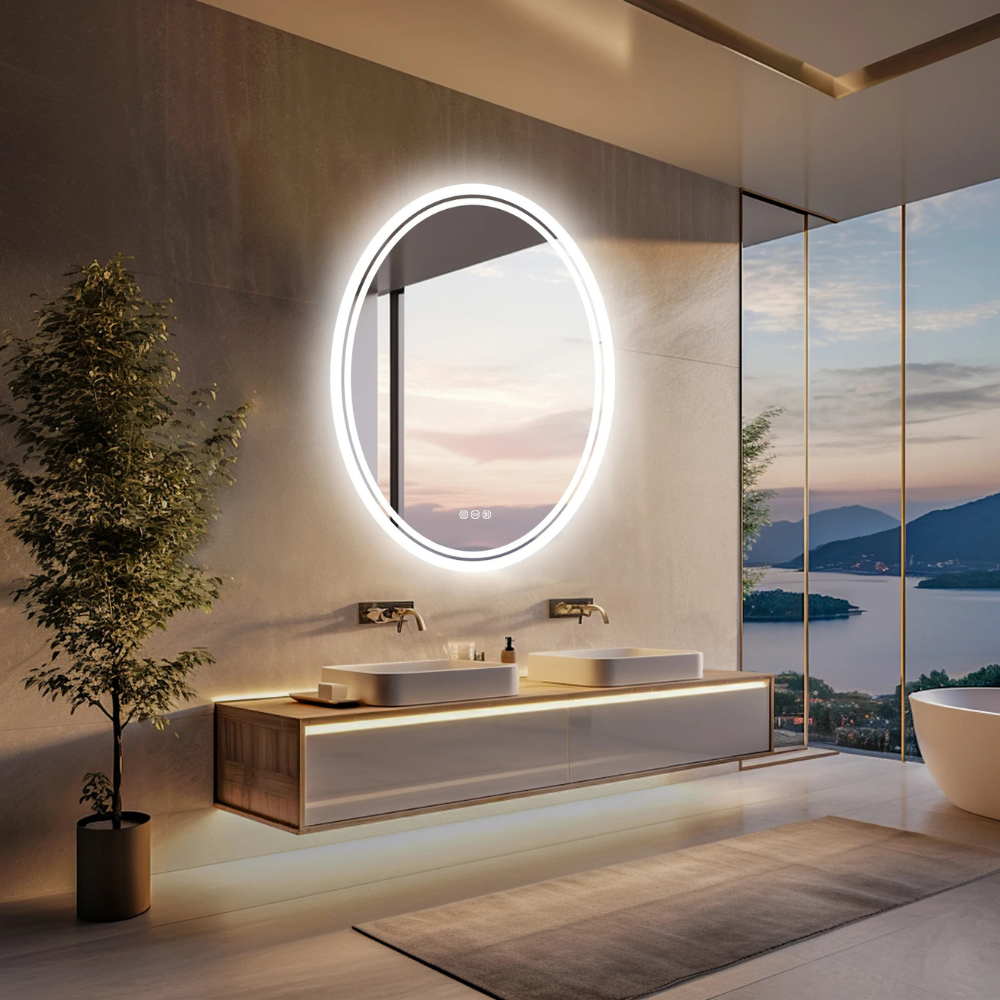 Round LED Bathroom Mirror