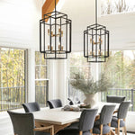 Rustic Radiance Tiered Chandelier - 8-Lights - Procure Décor