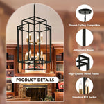Rustic Radiance Tiered Chandelier - 8-Lights - Procure Décor
