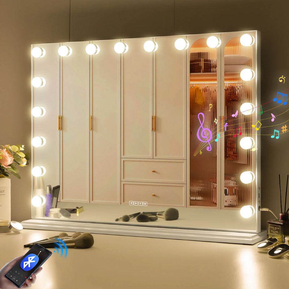 ShineWave Makeup Mirror