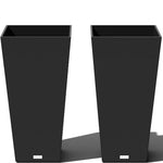Tall Tapered White Planter - Procure Décor