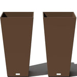 Tall Tapered White Planter - Procure Décor