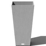 Tall Tapered White Planter - Procure Décor