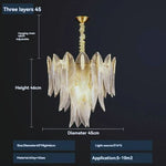 Luxury Feather Crystal Chandelier Lamp - Procure Décor