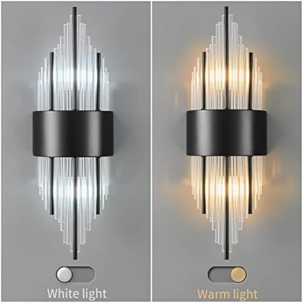 Lux Glimmer Crystal Sconce Lamp