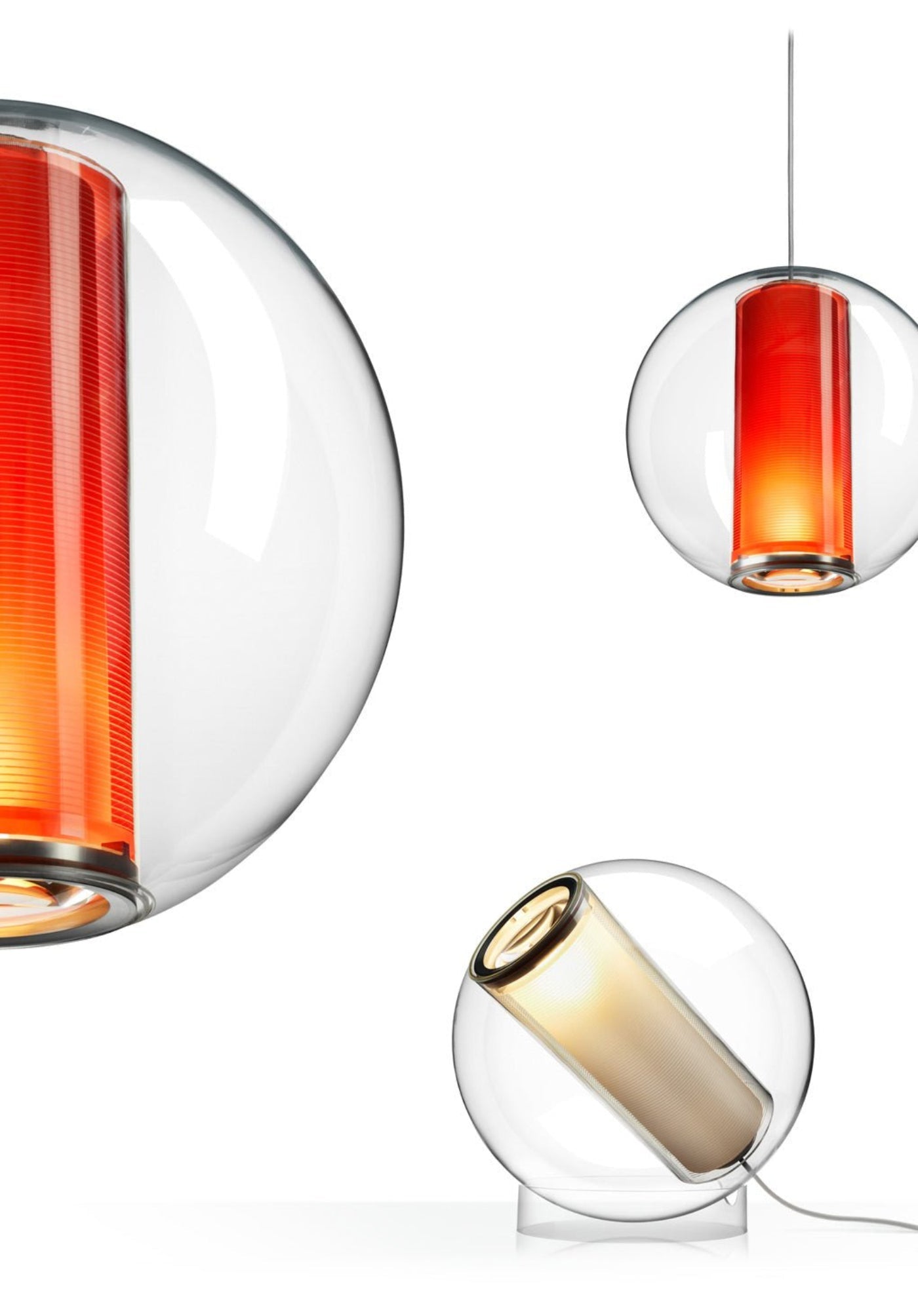 Pablo Designs Bel Occhio Table Lamp - Orange - Procure Décor