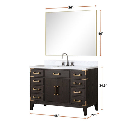 Laurel 48" x 22" Single Bath Vanity - Backyard Provider
