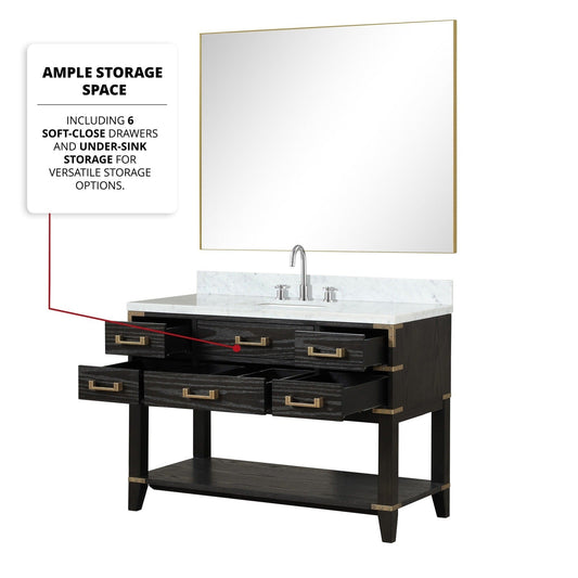 Norwalk 48" x 22" Single Bath Vanity - Backyard Provider