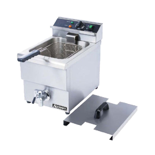 Adcraft  Full Pot Countertop Electric Deep Fryer with Faucet - 25 lbs - DF-12L