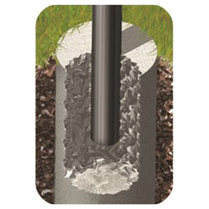 Pilot Rock Jumbo Park Style Steel Outdoor BBQ Charcoal Grill and Post, 2 Pack - 415881