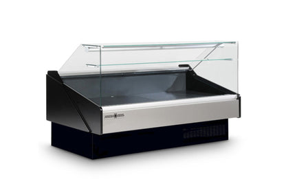Hydra-Kool  | 78" Wide Remote Flat Glass Packaged Meat Deli Display Case - KPM-FG-80-R