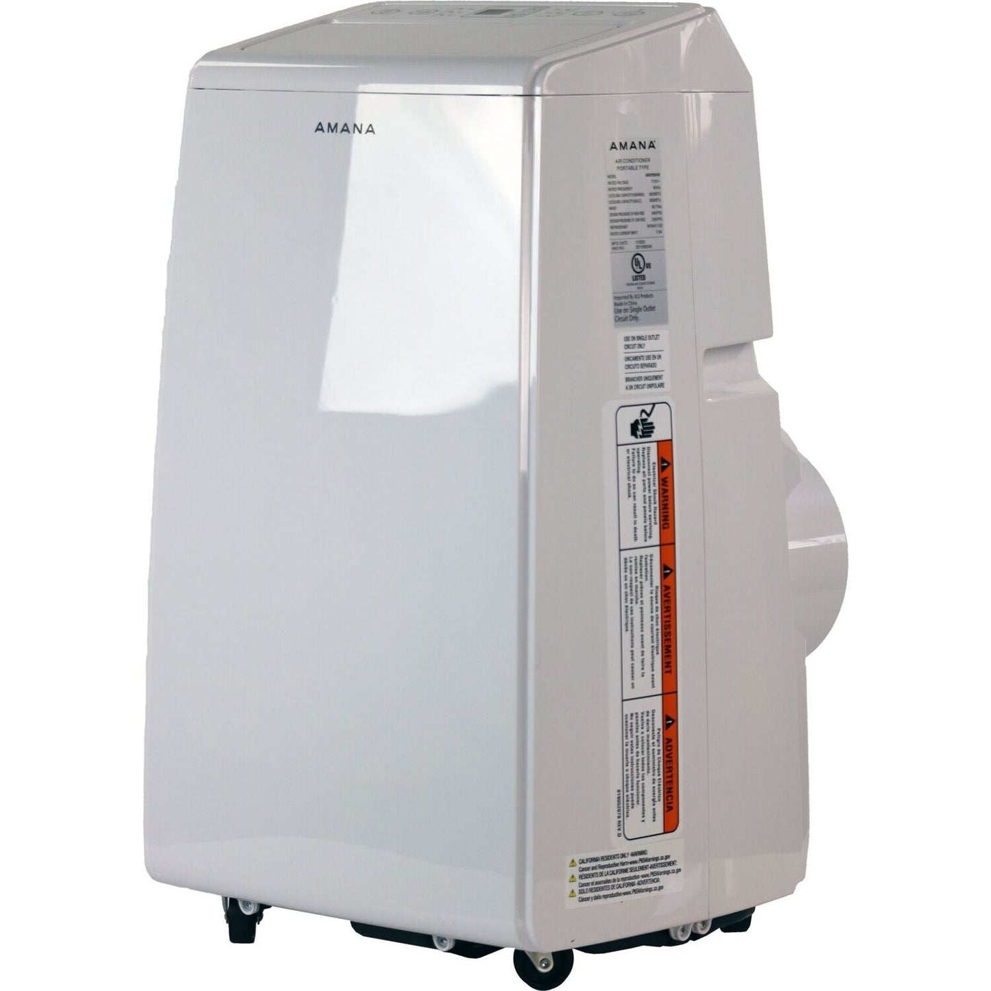 Amana - 7,000 BTU Portable Air Conditioner with Dehumidifer  -  AMAP064AW