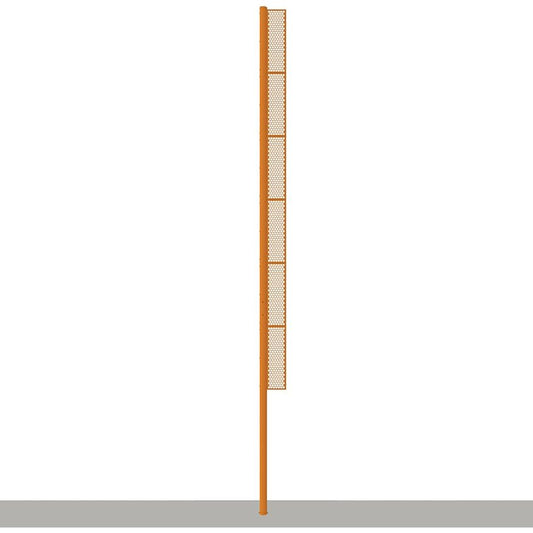 Jaypro Softball Foul Poles - 40' Professional Surface Mount - SBFP-40SM