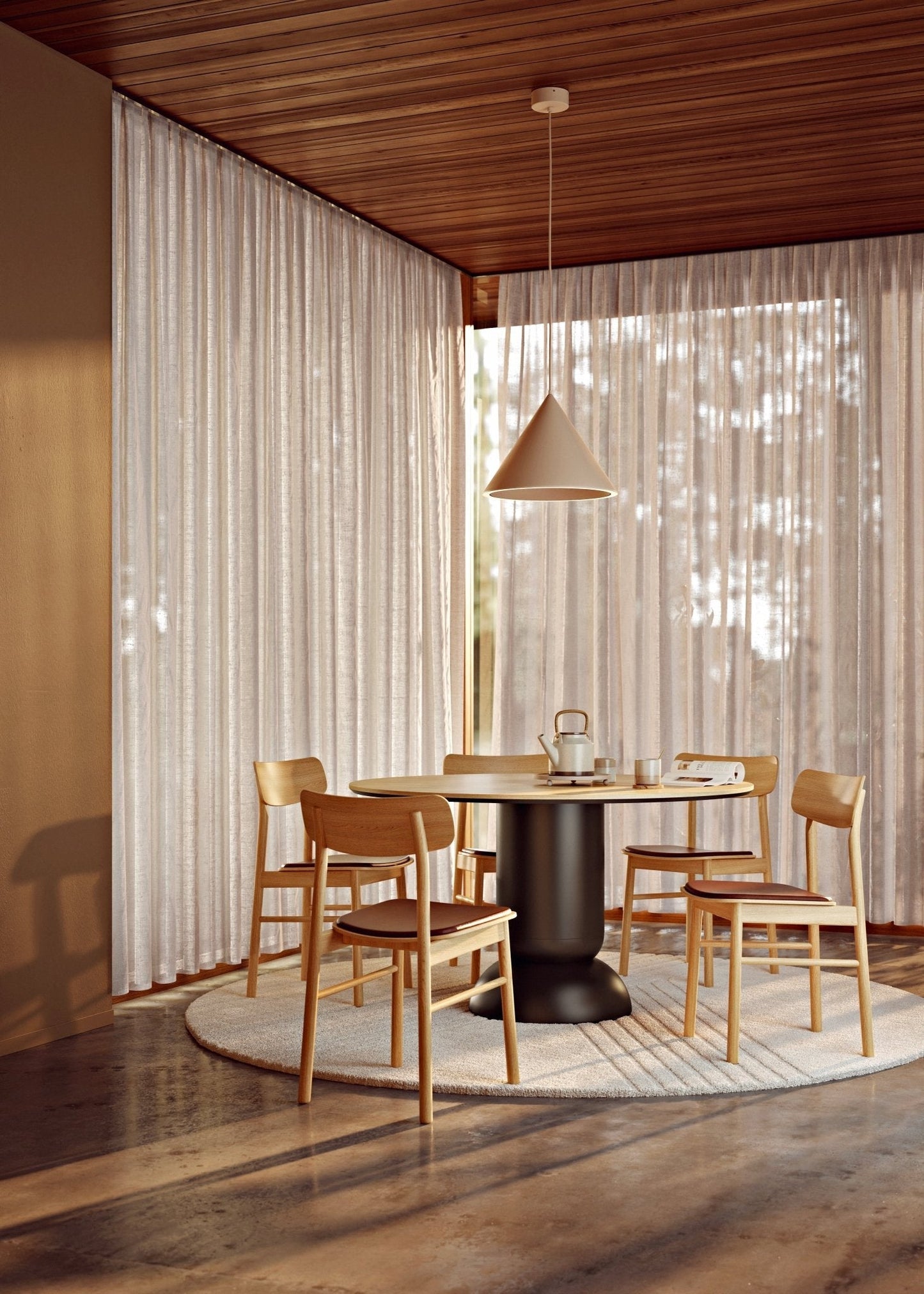 Woud Ludo Dining Table - 110206