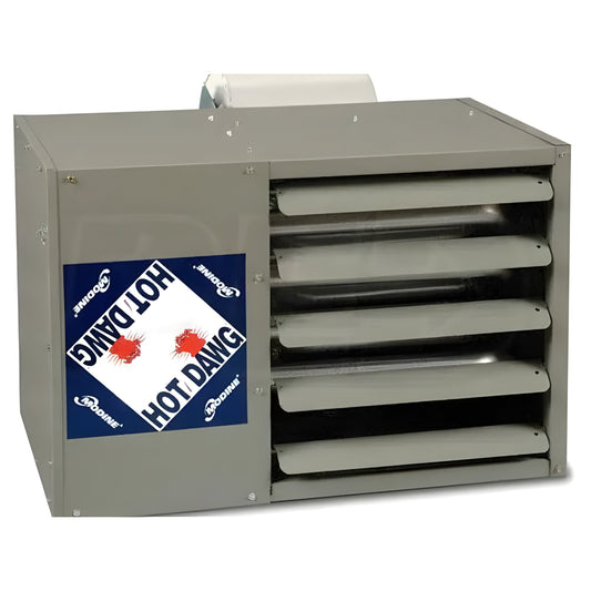 Modine Hot Dawg Garage Heater - 60K BTU/Direct Spark Ignition/NG/Blower/Single Stage w/Aluminized Steel Heat Exchanger