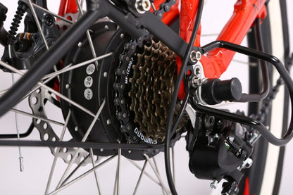 X-Treme Newport Elite 24 Volt Beach Cruiser Electric Bike - 24NEWPORT-E BLU