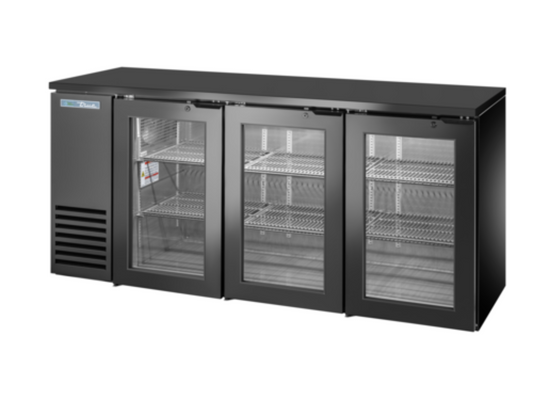 True Mfg. - General Foodservice  Back Bar Coolers - TBB24-72-3G-Z1-BST-B-1