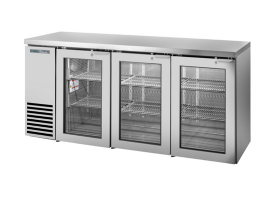 True Mfg. - General Foodservice  Back Bar Coolers - TBB24-72-3G-Z1-SFT-S-1