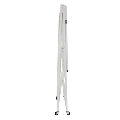 Origami 4-Pack R5-06W 4-Wheel 4-Shelf Folding Steel Wire Shelving Storage, White - 415205