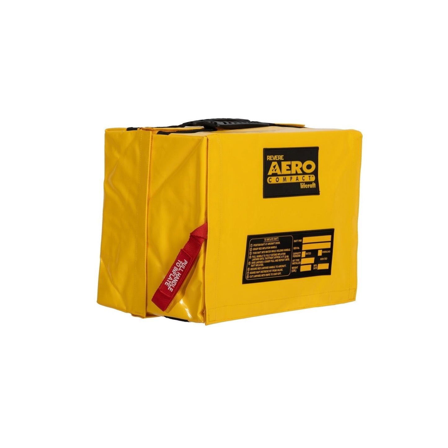 Revere Aero Compact Aviation Life Raft, 2-4 Person, Valise Bag - REV290179