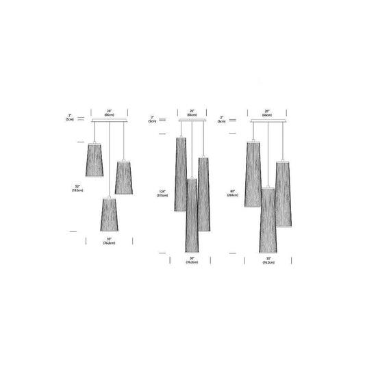 Pablo Designs Solis 3 Chandelier - Procure Décor