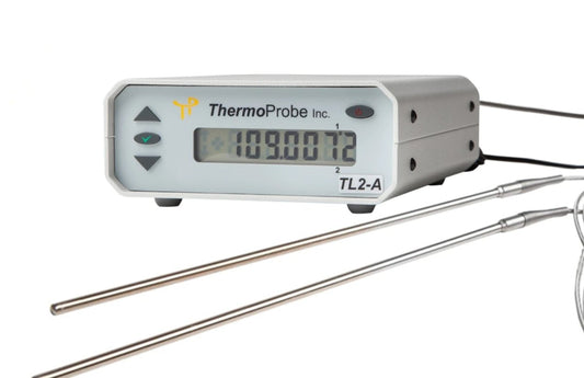 ThermoProbe Dual Probe Benchtop Reference Thermometer - TL2-A-No Probe